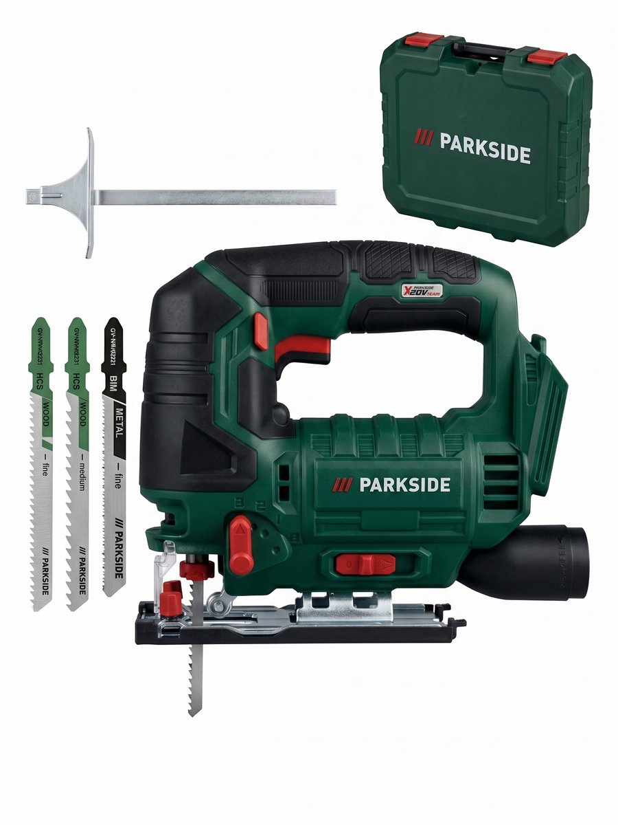 PARKSIDE® Accu-decoupeerzaag 20V zonder accu - Met geïntegreerde LED-werklamp