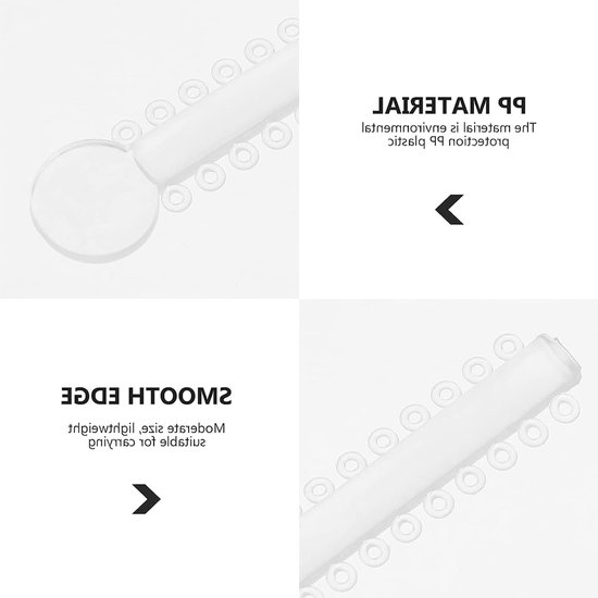 Set van 40 Elastische Rubber Tandbanden voor Orthodontie, Transparante Orthopedische Ringen en Ties, Ideaal voor Tandcorrectie en Beugels — afbeelding 2