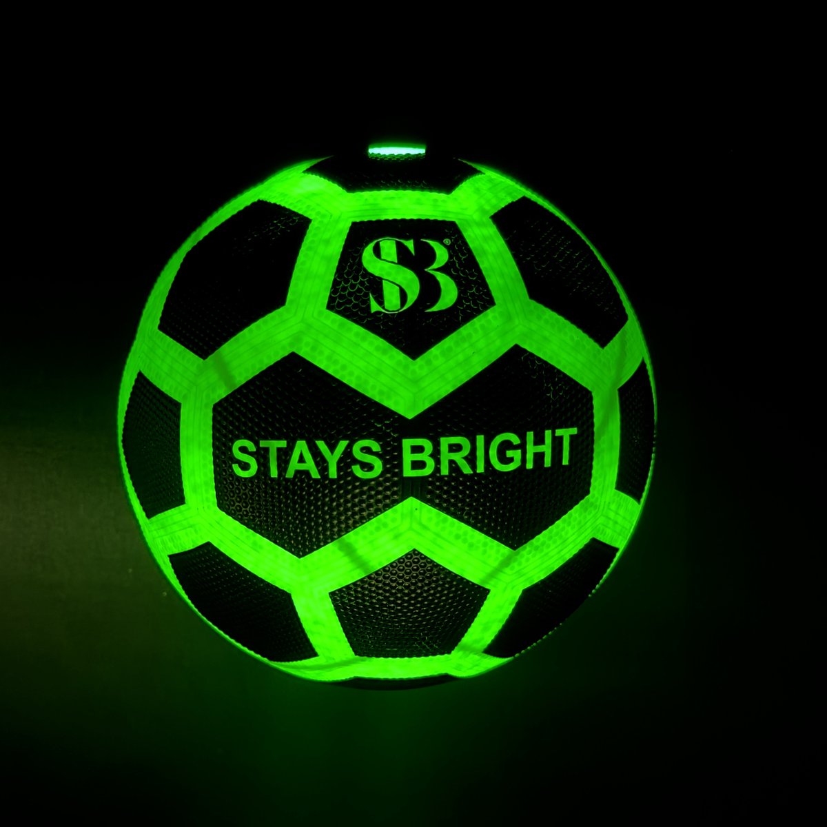 1200x1200.jpg Special Balls - Stays Bright - LED - Voetbal - Groen - Afbeelding 1