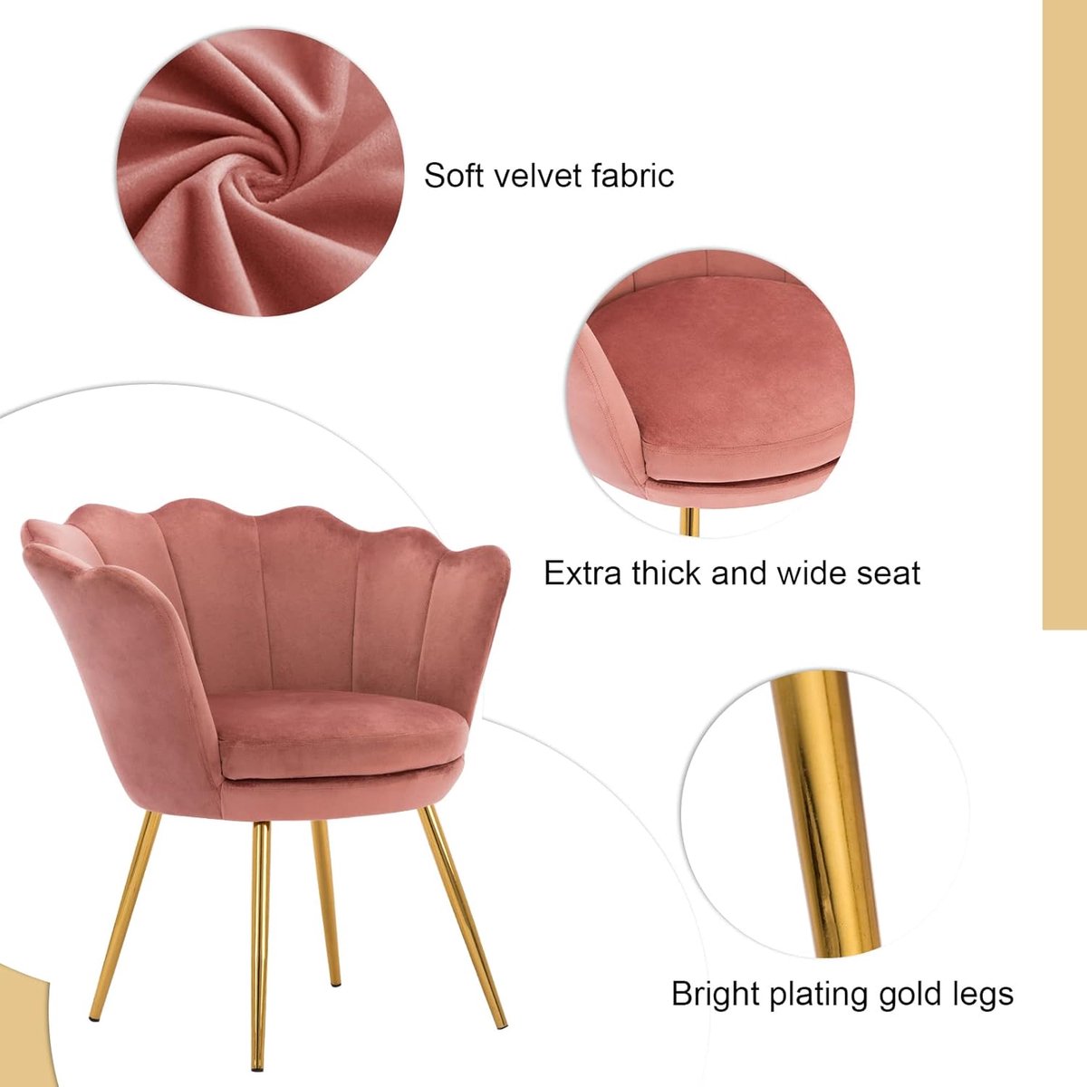 Kaptafel Stoel - Make-up Stoel - Make-up stoel - beautykruk