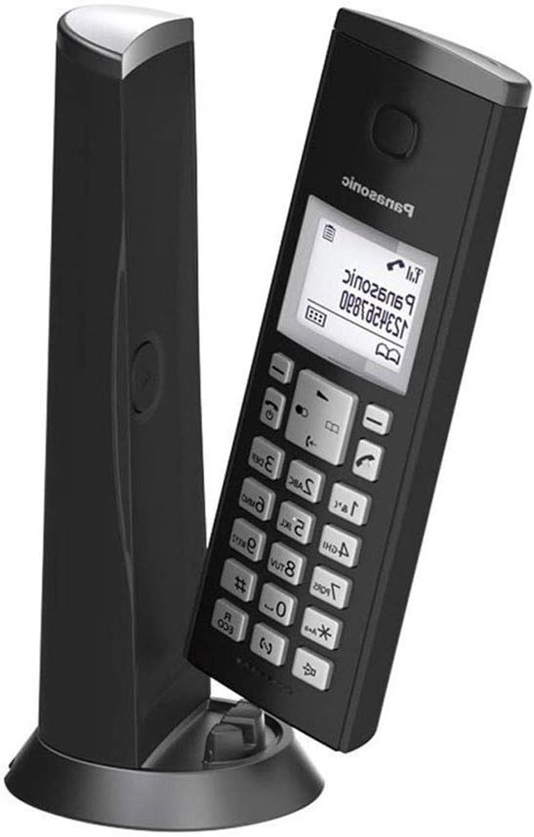 Draadloze Telefoon - DECT Telefoon - Dagelijks Gebruik - Eco en Eco Plus modus - 1.5 inch LCD - Zwart