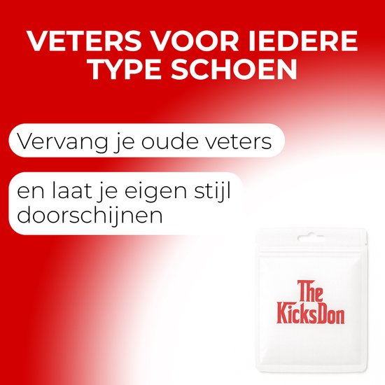 The Kicks Don Berg/Wandel Veters - Wit/Grijs- 180CM