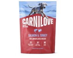 Carnilove Active Dog Dry Made with Salmon & Turkey for Junior Large Breeds 1,5 kg