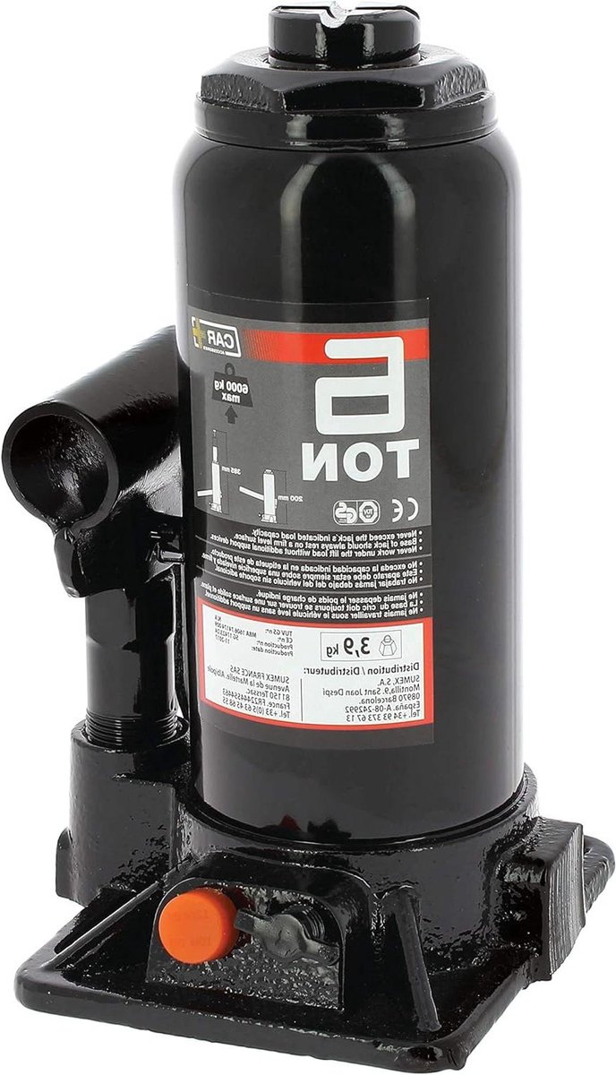 Hydraulische Krik - Piston Jack - Auto Hefen - TUV Gecertificeerd - 5 Ton - Rood