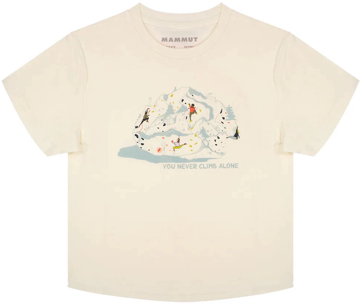 Mammut Base Climbing T-shirt Met Korte Mouwen cm Jongen Wit