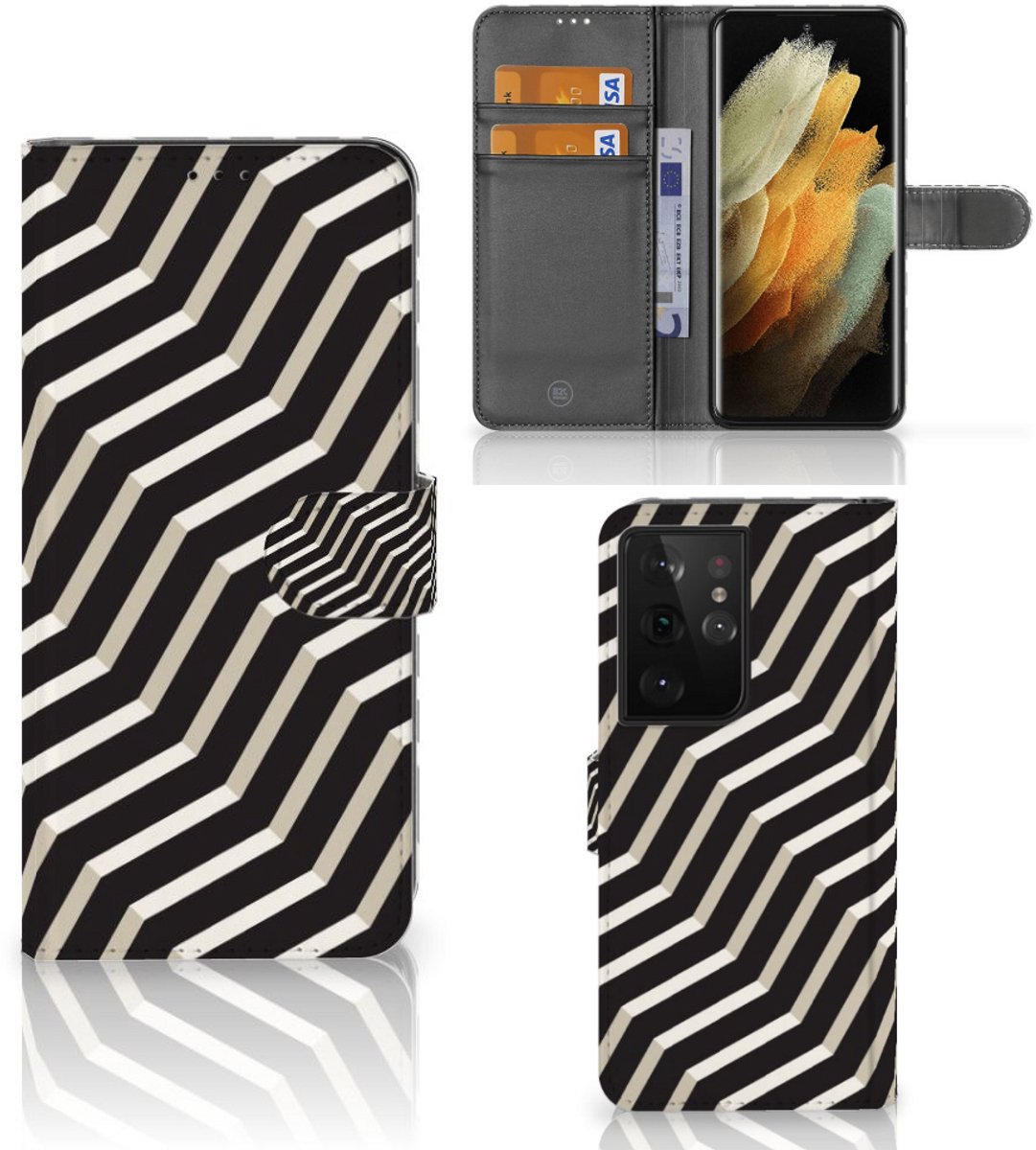 Samsung Galaxy S21 Ultra Book Case Illusion