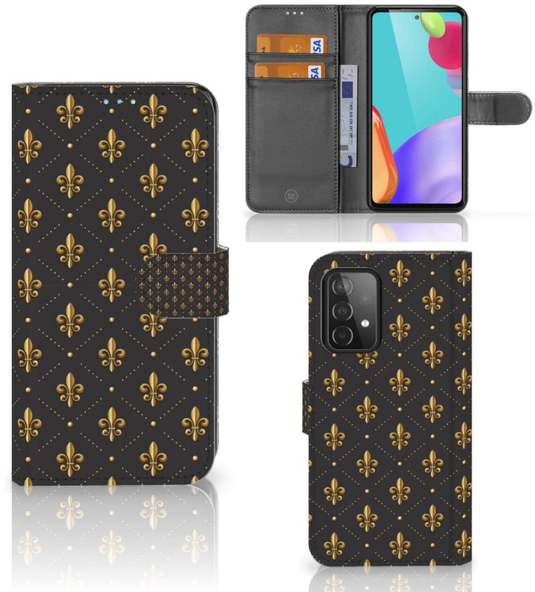 Samsung Galaxy A52 Telefoon Hoesje Franse Lelie