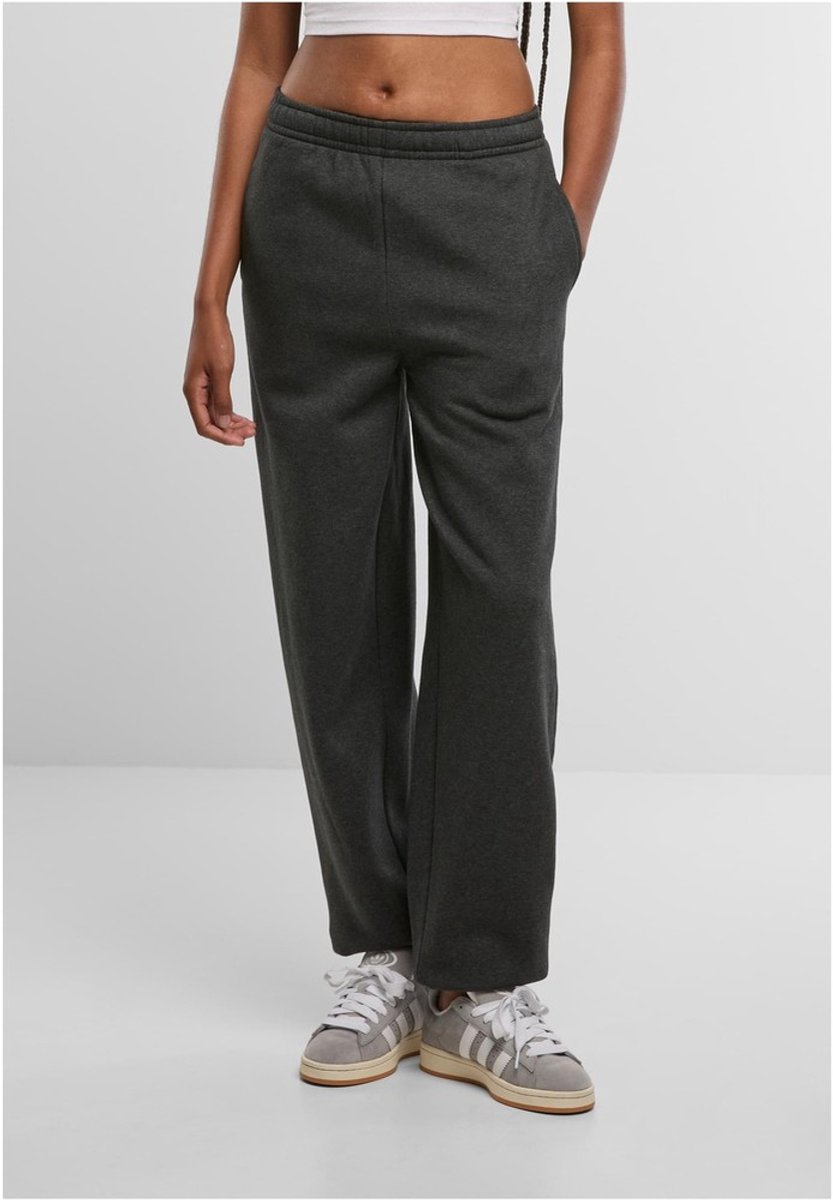 Urban Classics Fluffy Dames joggingbroek XL Grijs