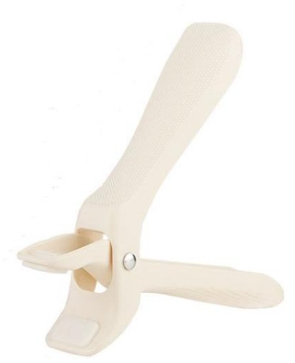 Hittebestendige Schotelklem – Antislip Bordhouder Voor De Keuken – Beige