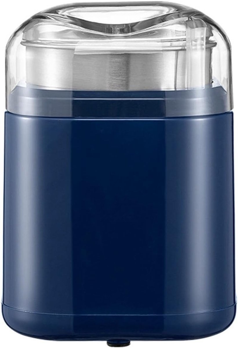 Elektrische tabletsnijder en -molen met roestvrijstalen messen, geschikt voor het malen van poeders, specerijen, granen, kleine tabletten, vitaminetabletten en koffie (blauw).