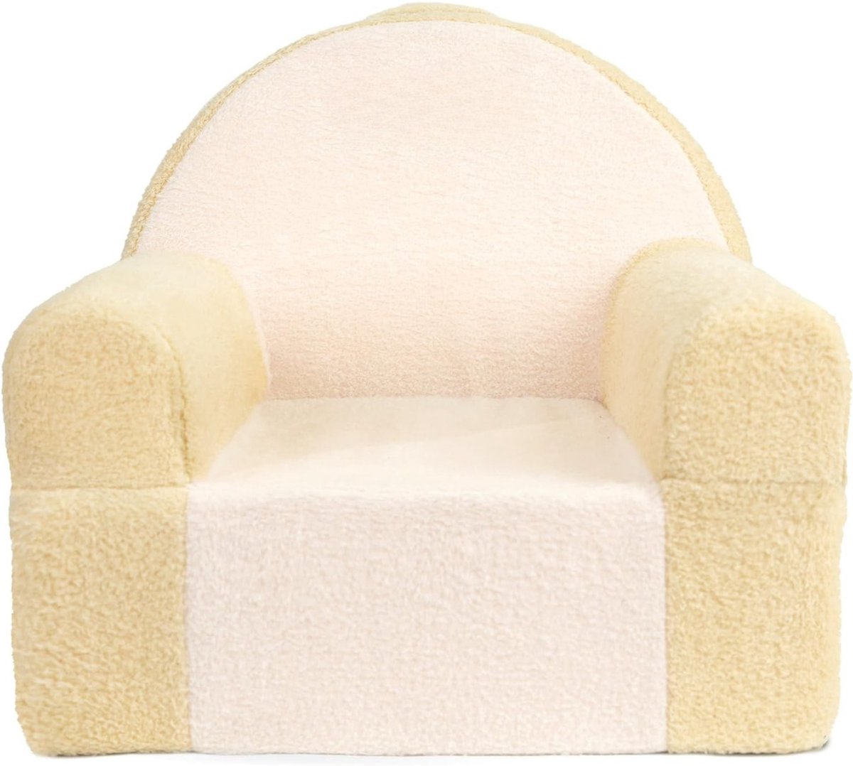 Quvo® Kindersofa - Kinderzetel - Kinderbank - Zitzak - Kinder Zitzak - Wit - 45cm x 50cm x 48cm
