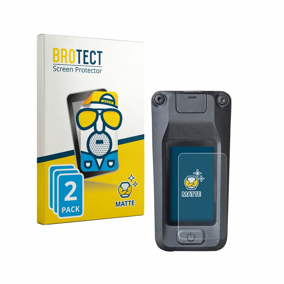 BROTECT - Screenprotector voor Amflow DJI Avinox - Folie Beschermfolie matte 2 Stuks