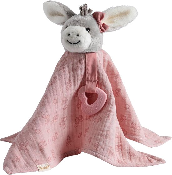 Knuffeldoek Ezel - Zachte metgezel - Troosten en spelen - Kleine knopen om vast te pakken - Eén maat - Blauw — afbeelding 2