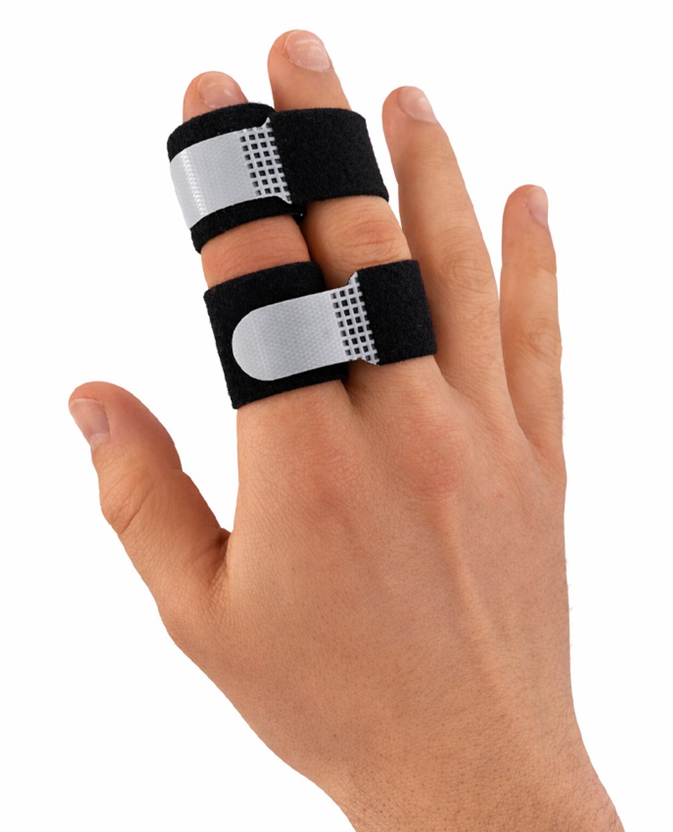 Buddy loops vingerspalk met klittenband maat M - 2 stuks - Vingertape