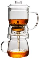 Magic tea maker - glas - 400 ml