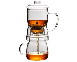 Magic tea maker - glas - 400 ml