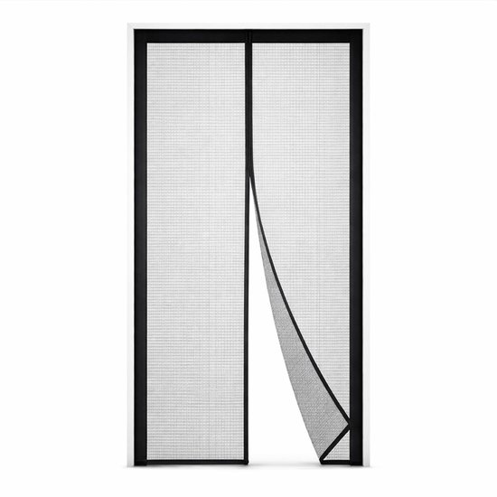 Magnetisch Vliegenhor Dubbele Deur 215x250cm(WxH) Wit