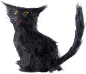 WIDMANN - Zwarte kat decoratie