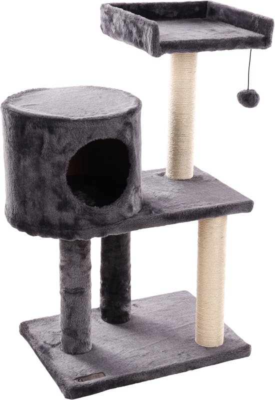 Flamingo - Flamingo Sonal - Krabpaal Katten - Krabpaal Sonal Grijs 62x39x80cm - 1st - 135868 - 1st - 1pce