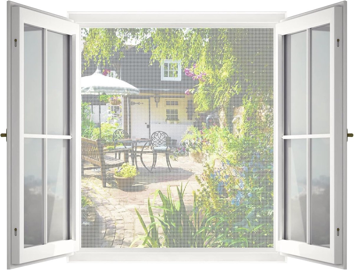 CE - Raamhor - Wit - 150x180cm - Duurzaam - Eenvoudige Installatie
