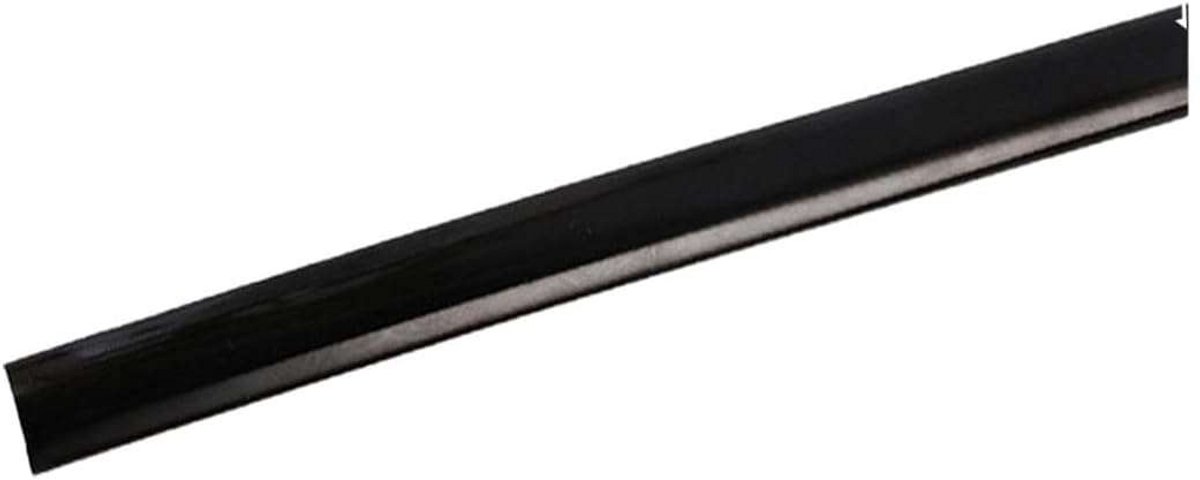CE - Decoratieve Zelfklevende Strip - Zwart Chroom - 1,3x0,5cm - 3m