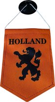 Gadgetpoint - Mini Nederlandse Vlag met Zuignap - Oranje WK Supporter