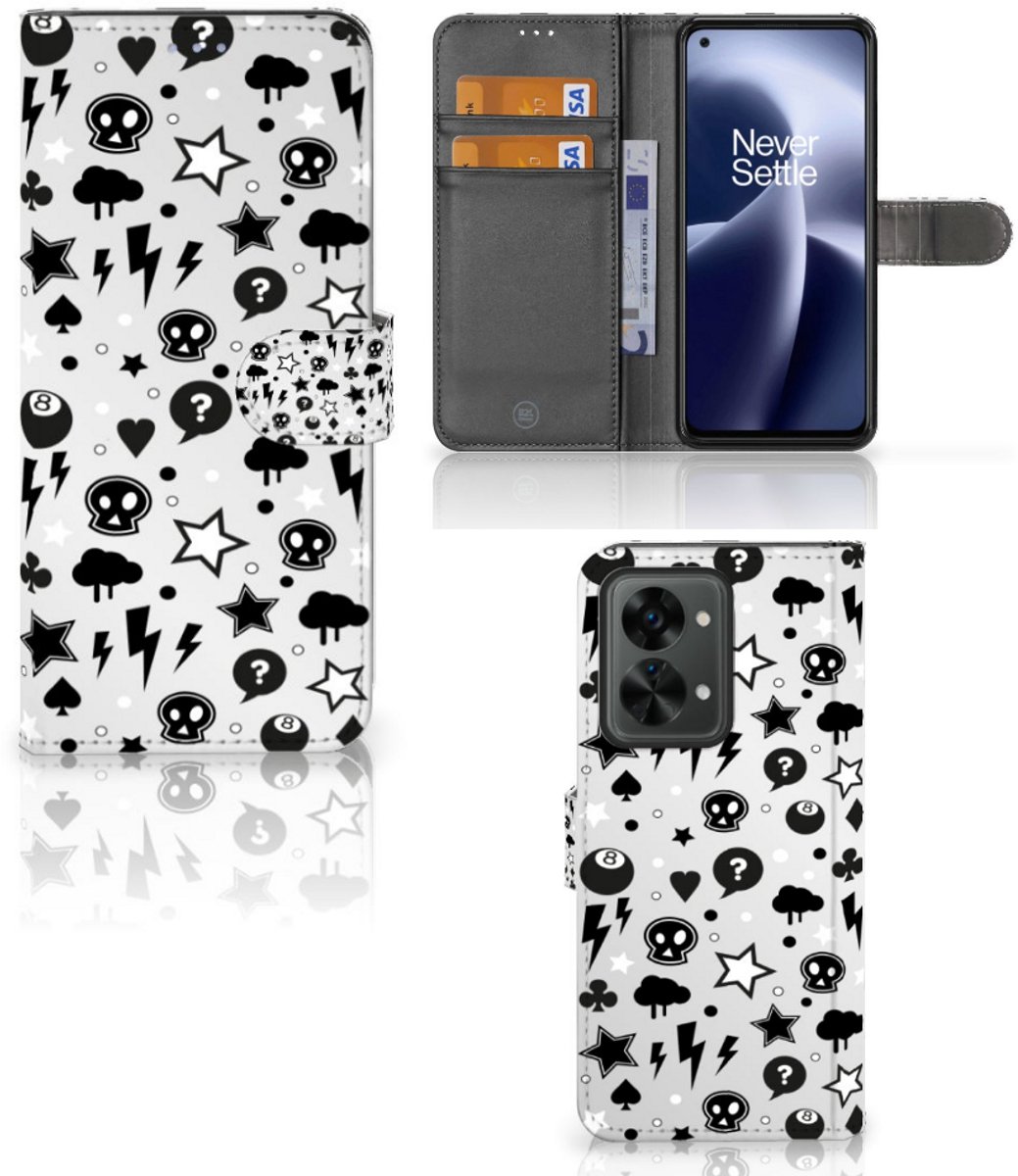 Telefoonhoesje met Naam OnePlus Nord 2T Silver Punk