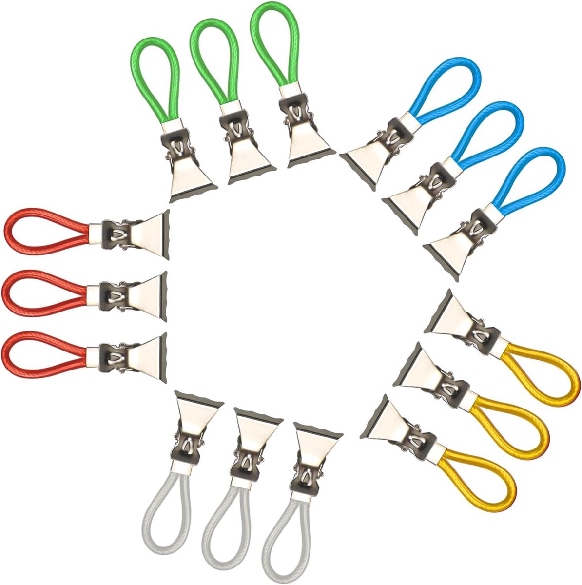 Handdoek Klemmen - Handdoek Haken - Keuken Badkamer - Roestbestendig Metaal - 10 x 6 x 2 c