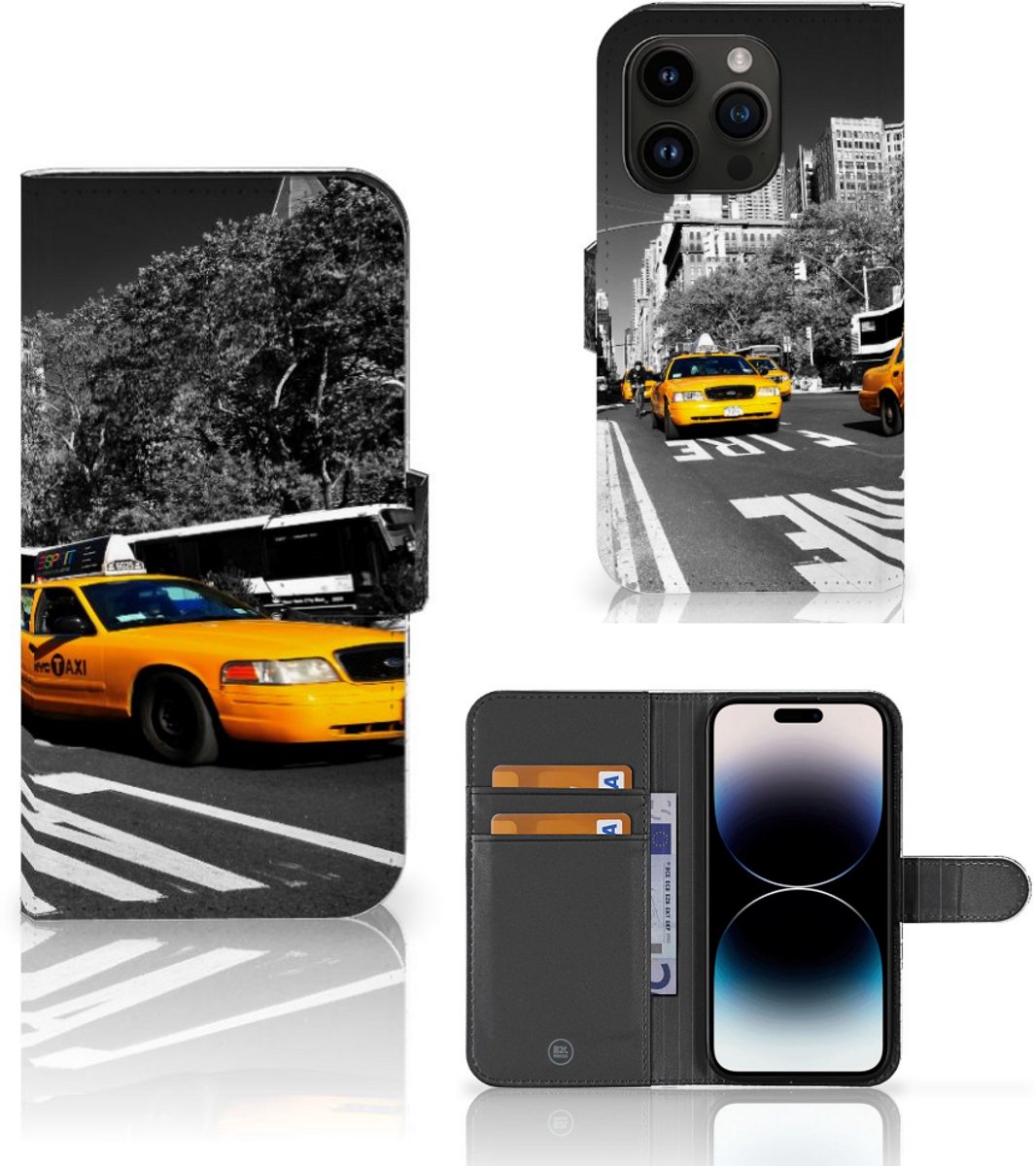iPhone 15 Pro Flip Cover New York Taxi