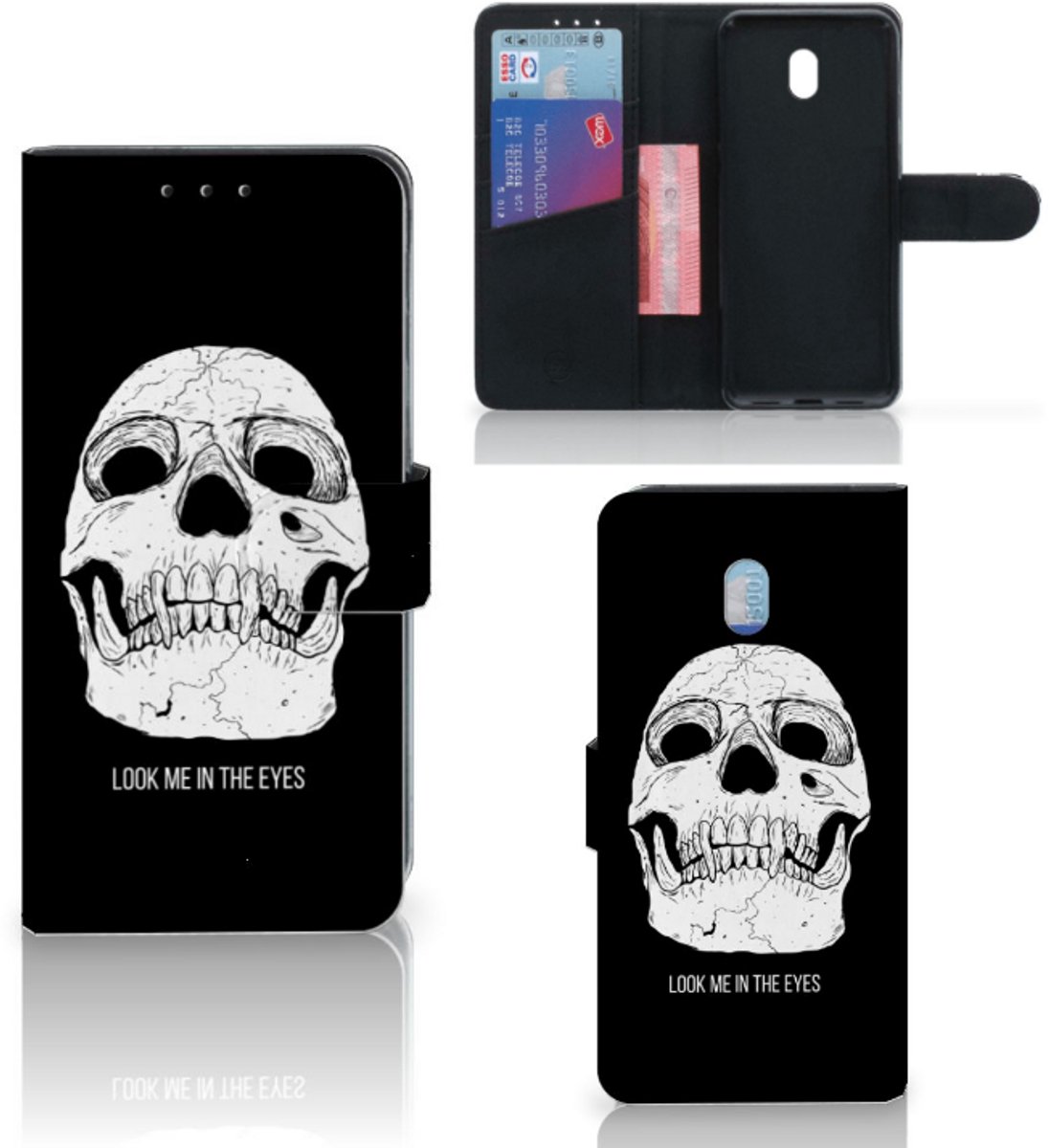 Telefoonhoesje met Naam Xiaomi Redmi 8A Skull Eyes