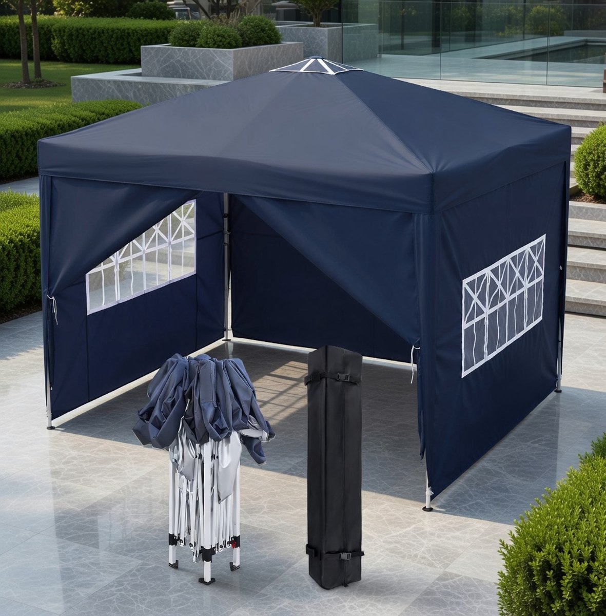 Opvouwbare Partytent 2,5x2,5 m met – Industrohome
