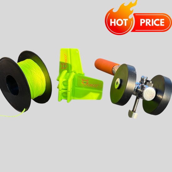 Vosco - Metsel Pointer Set - Inclusief 50m Metseldraad en 2 Opspanblokjes