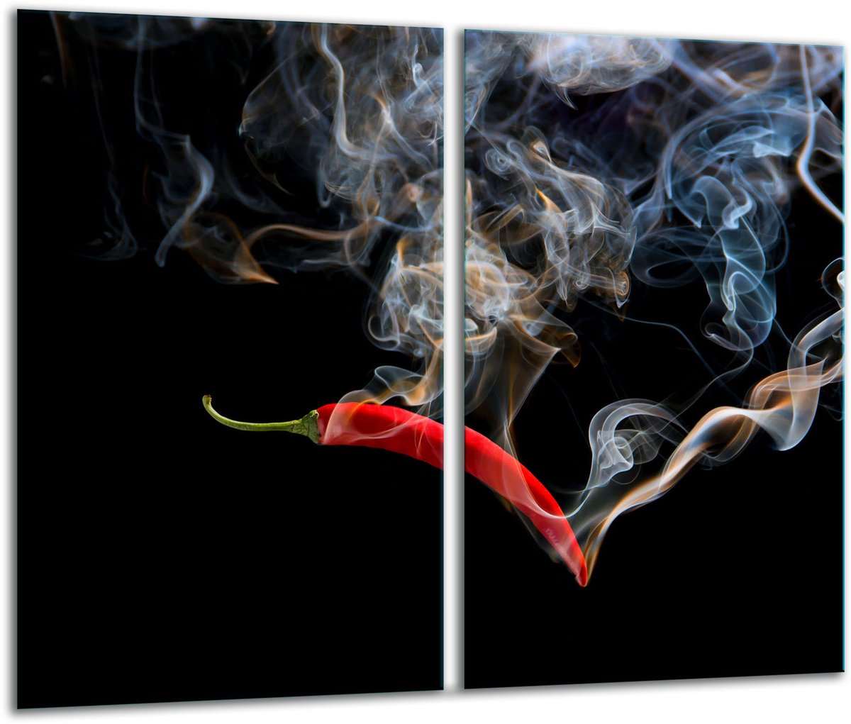 TMK ArtDeko - Snijplank - Glas - Chilli Design - Inductie