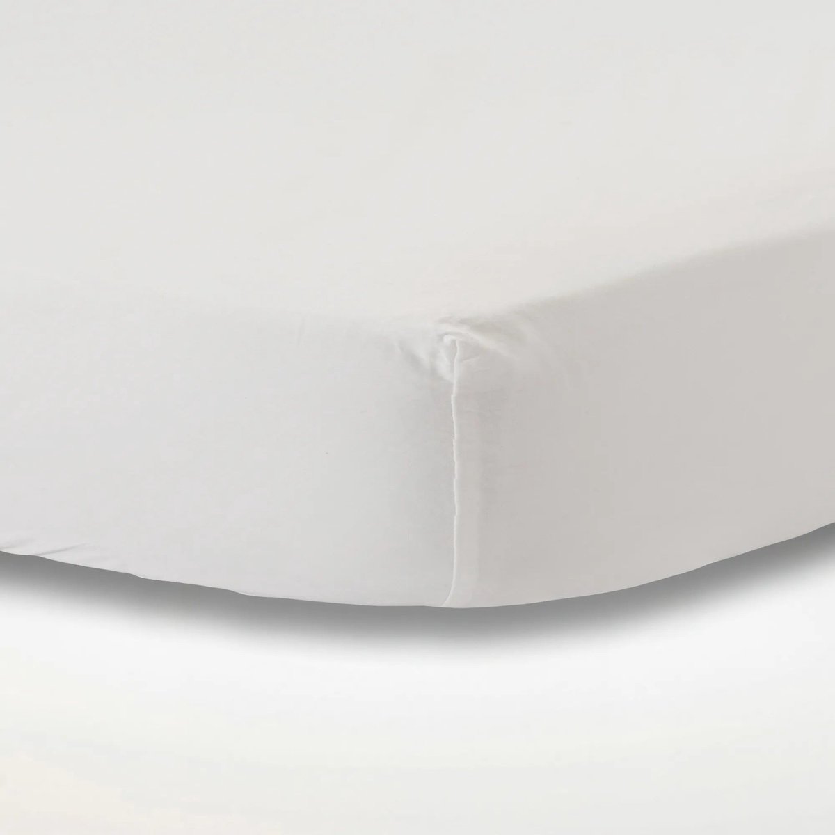 Wit 100% Katoensatijn Topper hoeslaken 200x200 - Voor toppers van 7–13 cm dik & Zijdezacht en ademend katoensatijn