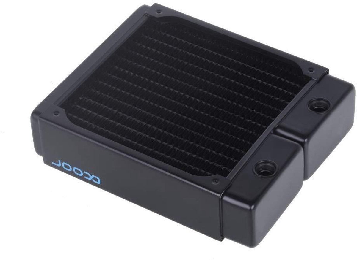 Waterkoeler Radiator - CPU Koeler PC Waterkoeling - Computer Koelen - Volledig Koper Ontwerp - 140 mm - Zwart