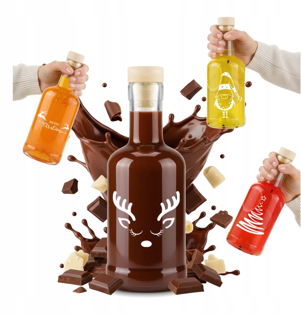 Bimberek Serie - Drinkfles - 250ml - Kerstontwerp