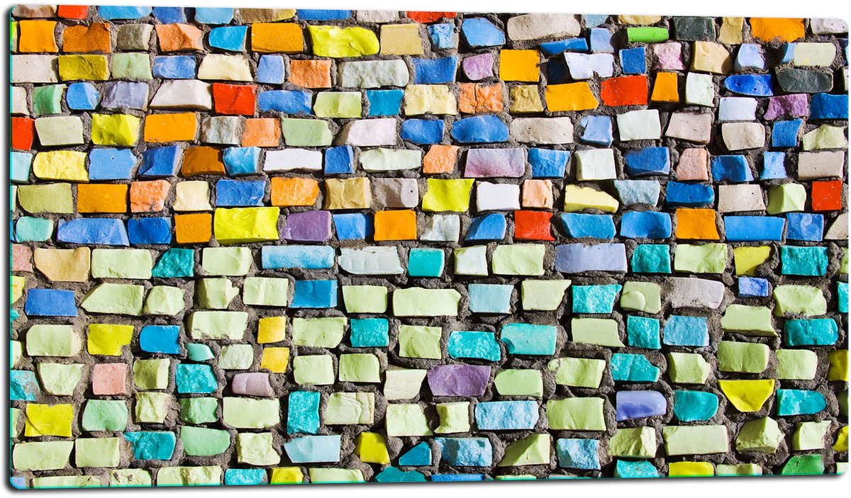 TMK ArtDeko CEGŁA Serie - Glazen Snijplank - 52x30cm - Veilig en Hygiënisch