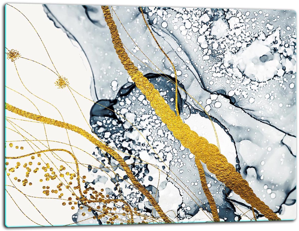 TMK ArtDeko – Snijplank – Glas – 52x40 cm – Marmermotief