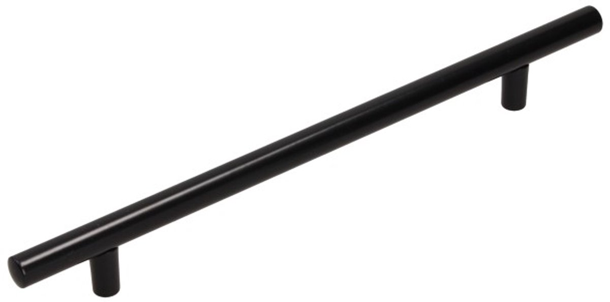 Gamet GS10 Serie - Relinggreep - Zwart Mat - 192mm - Universeel Gebruik