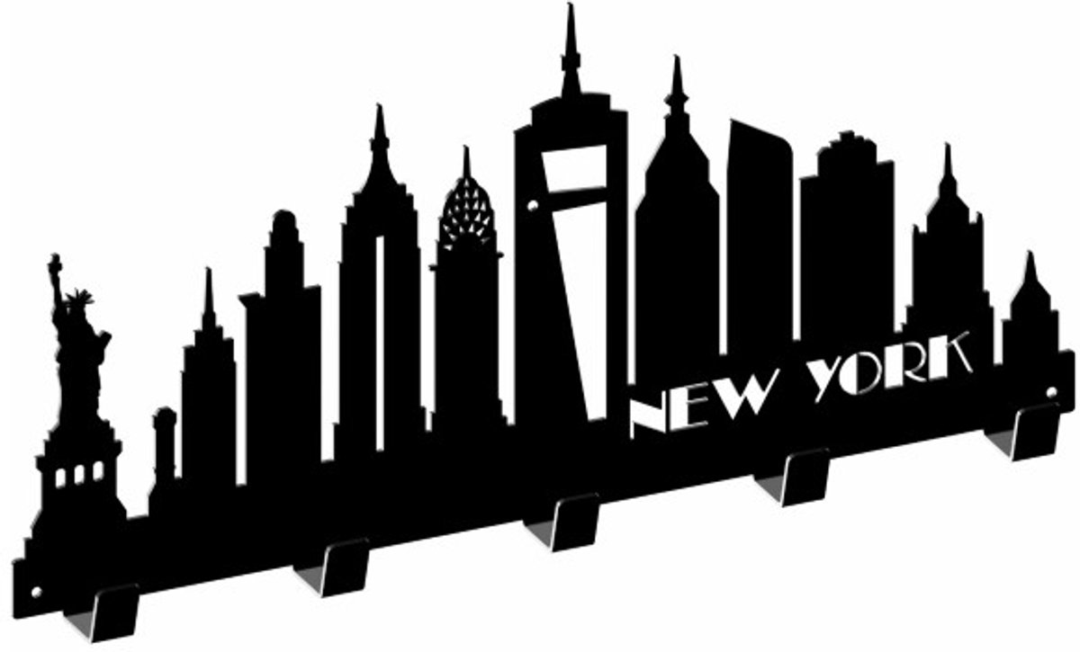 Gamet New York Serie - Zwarte Structurele Kapstok