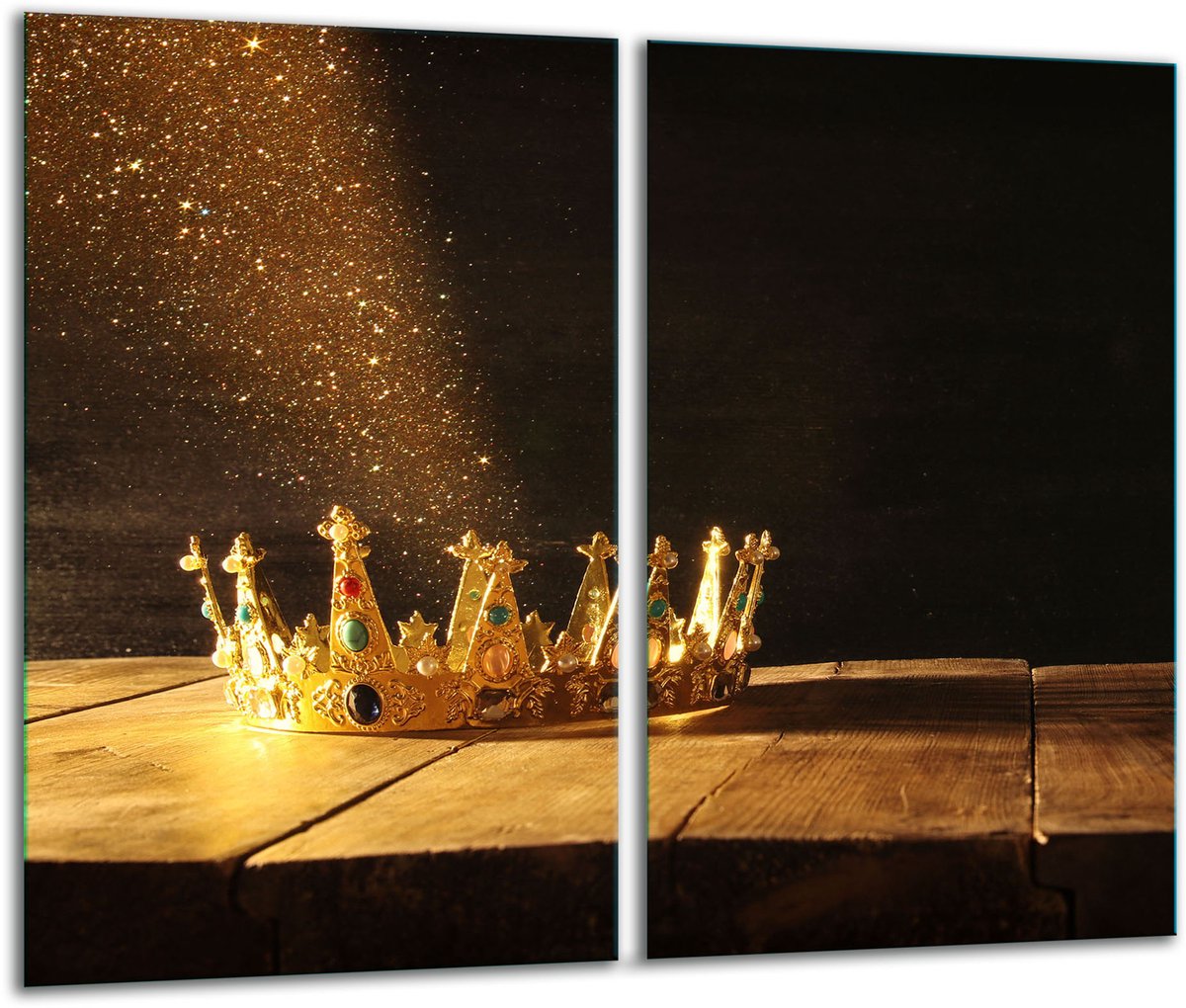 TMK ArtDeko Serie - Snijplank - 30x52 cm - Zwart - Gehard Glas