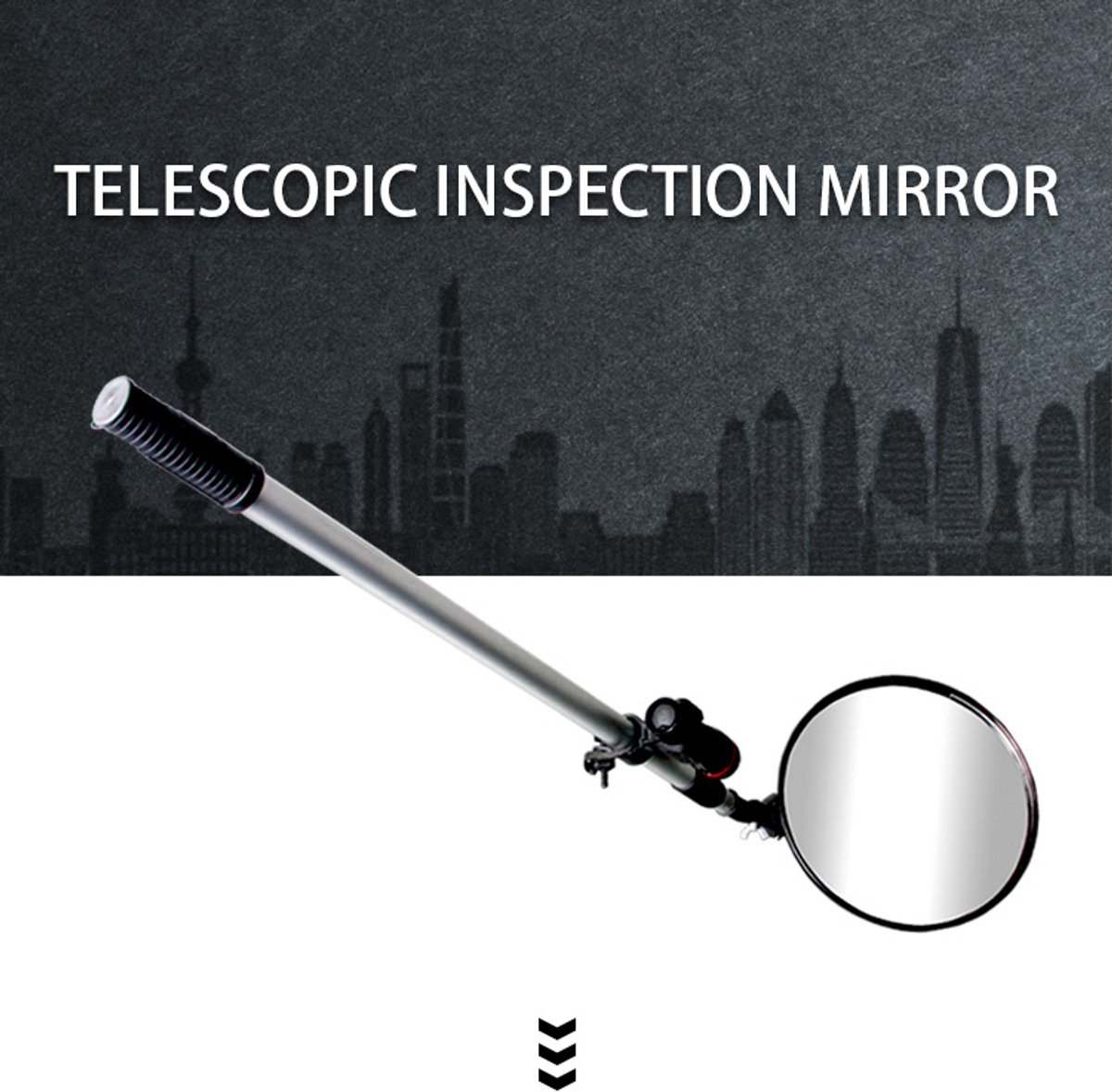 Onder auto Inspectiespiegel 22 cm – Waterdicht – LED – Telescopisch – Lichtgewicht