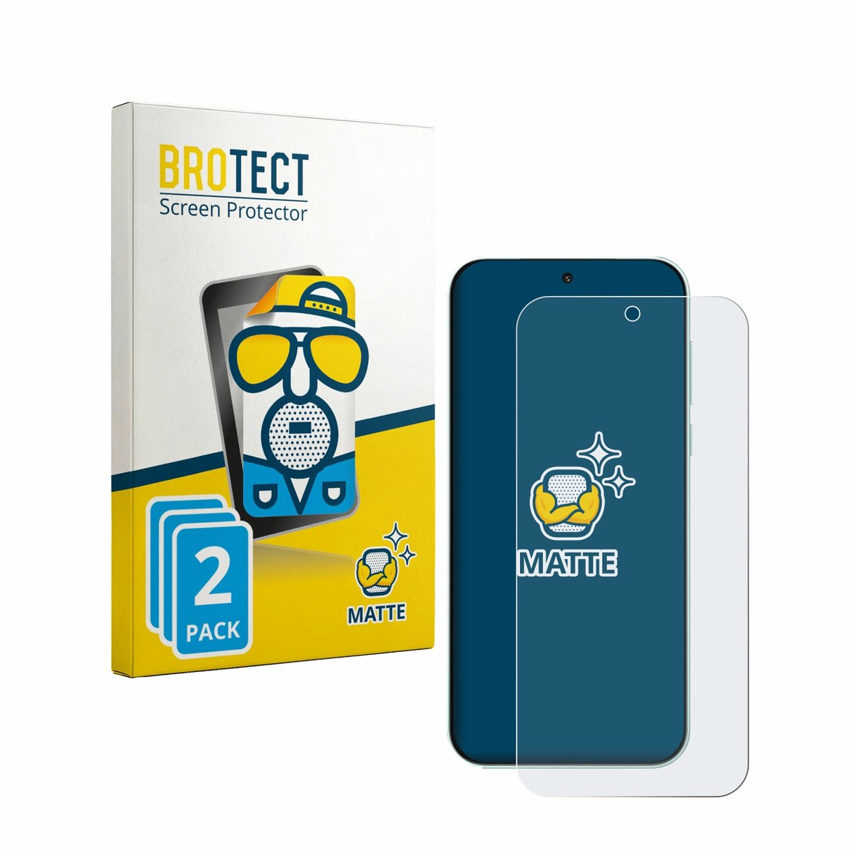 BROTECT - Screenprotector voor OnePlus Nord 6 - Folie Beschermfolie matte 2 Stuks