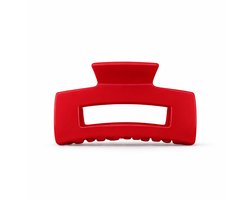 Moonie's Maddy haarklem in Cherry Red - Rood - 8.5 cm - Haarklemmen - Haaraccessoires - Acetaat