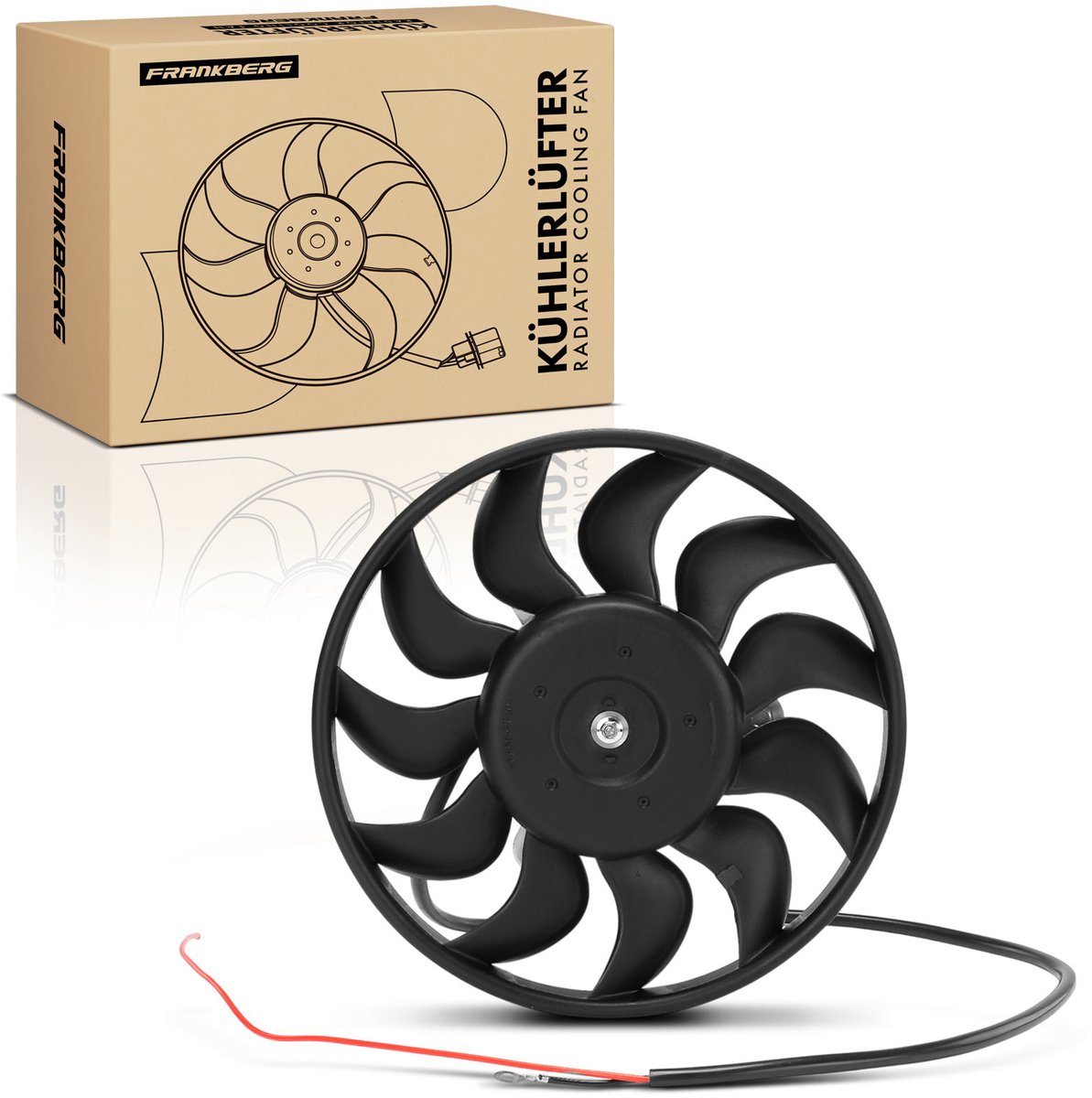 Frankberg 1x Koelventilator voor Audi