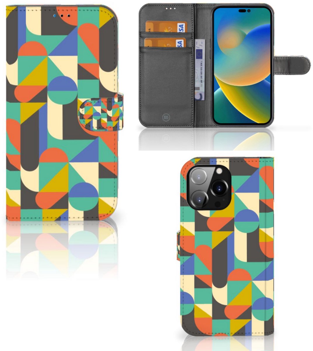 iPhone 14 Pro Max Telefoon Hoesje Funky Retro