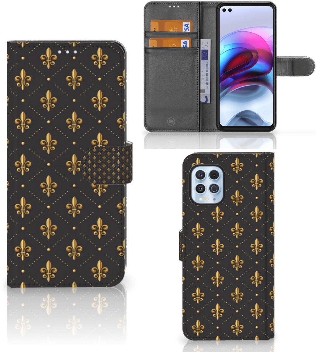 Motorola Moto G100 Telefoon Hoesje Franse Lelie