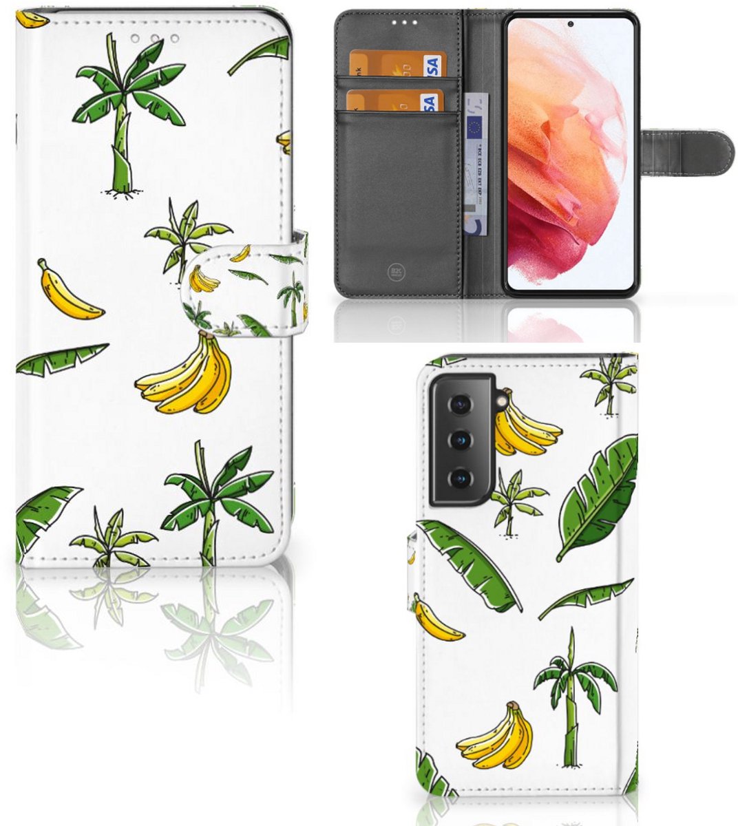 Samsung Galaxy S21 Hoesje Banana Tree