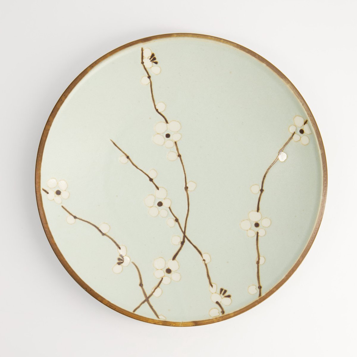 Tokyo Design Studio - Soshun Ontbijt Bord - 22.5x3cm Kersenbloesemprint
