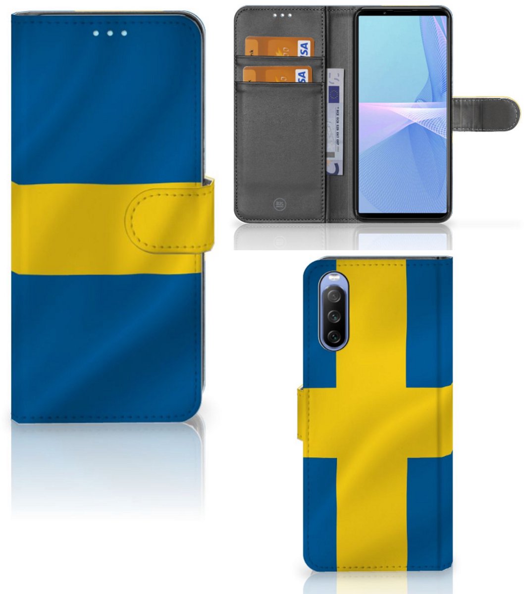 Book Case voor Sony Xperia 10 III Bookstyle Case Zweden